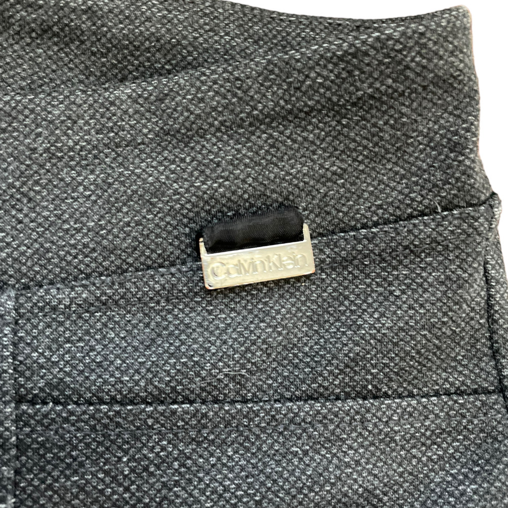 Calvin Klein Womens Charcoal Dress Pant Legging Size S - Picture 2 of 8
